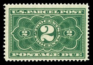 momen: US Stamps #JQ2 Mint OG NH VF