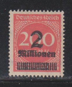 Germany,  2mil m Surcharged (SC# 269) MNH