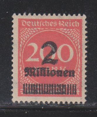 Germany,  2mil m Surcharged (SC# 269) MNH