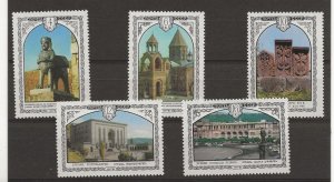 Russia 1978 Armenian Architecture  set of 5 sg.4809-13  MNH