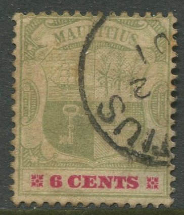 STAMP STATION PERTH Mauritius #103 Coat of Arms Definitive Wmk 2 Used CV$6.00