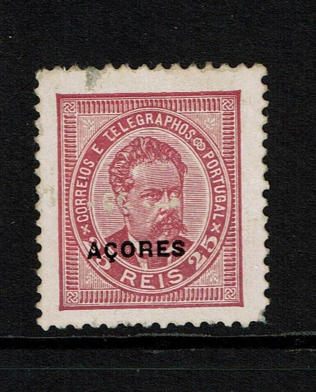 Azores SC# 62?, a few surface scratches causing small thins, Mint No Gum - S8294