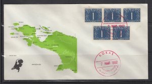 Netherlands New Guinea cover postmark KOKAS (#1)