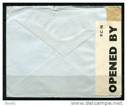 Great Britain 1943  Cover sent to USA Censored