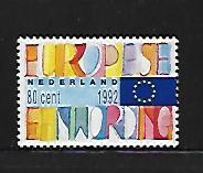 NETHERLANDS, 817, MNH, SINGLE EUROPEAN MARKET