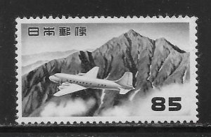 Japan C34 85y Plane over Mountain Unused LH