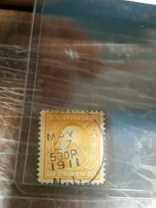 U.S. 10c Wahington #381 vf