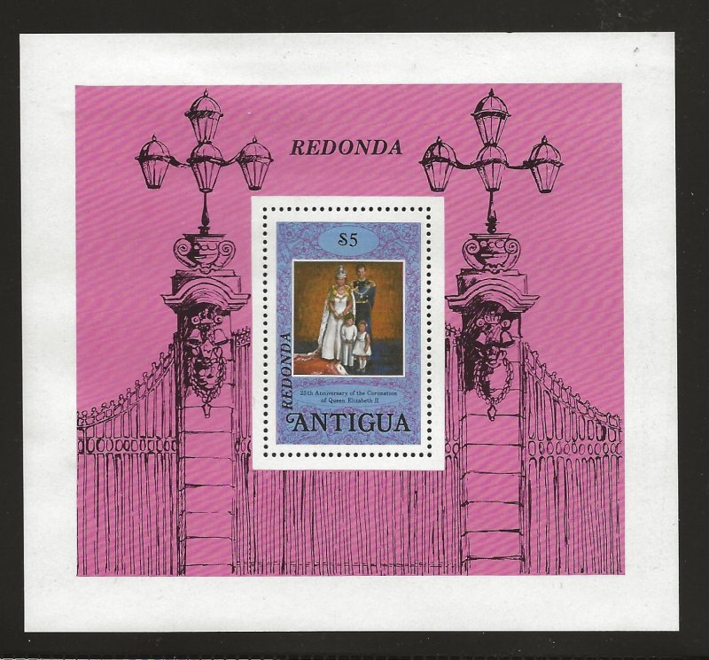 ANTIGUA SC# REDONDA CAT # 17 (STAMP WORLD)  FVF/MNH