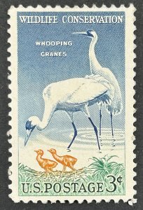 USA 1957, SC#1098, Whooping Cranes, Unused, OG