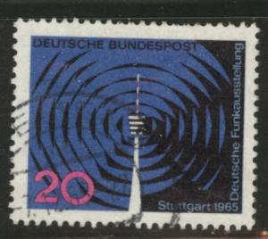 Germany Scott 932 used 1965 TV  stamp