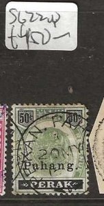 MALAYA  PAHANG   SG22  TIGER   50C PEKAN PAHANG CDS  VFU       P0107A H