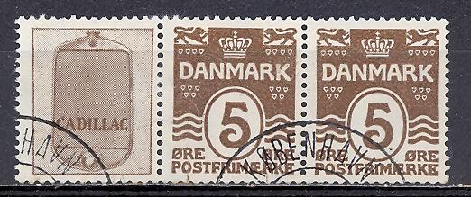 Denmark 1927-34 RE21 U Advertise Pairs BIN $10.00