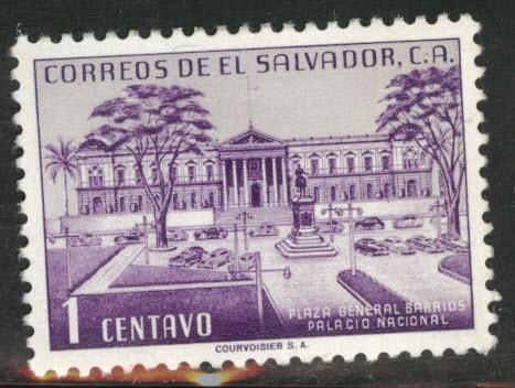 El Salvador Scott 654 MH* 1954 stamp