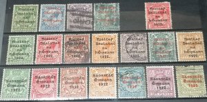 Ireland first issues used and mint
