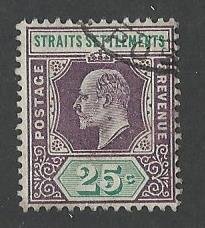 Straits Settlements   used s.c.#  117
