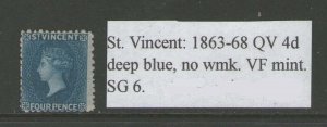 St Vincent 1866 Sc 6 MH