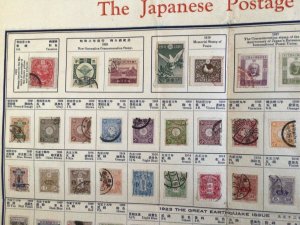 Japan Collection of Japanese postage stamps  vintage poster Ref 65037 