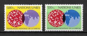 UN Geneva 74-75 Smallpox MNH