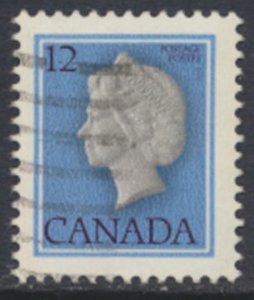 Canada  SC# 713  Used  QE II  13 x 13½  see  details & scans