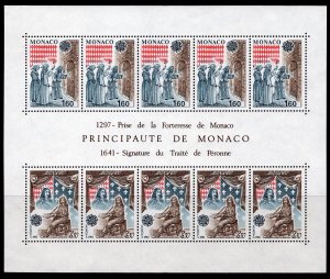 EUROPA CEPT 1982 - Monaco- Historic Events - MNH Souvenir Sheet