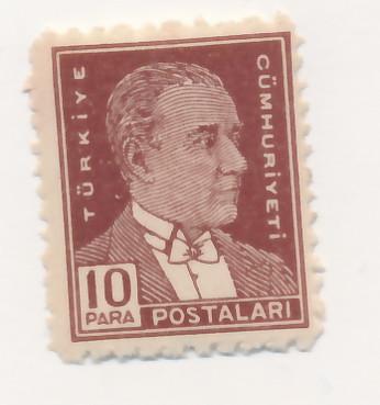 Turkey 1931 Scott 748 MH - Mustafa Kemal Pasha, K Ataturk