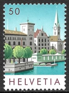 SWITZERLAND 1984 50c NABA-ZURI 84 Single From Souvenir Sheet Sc 749a MNH