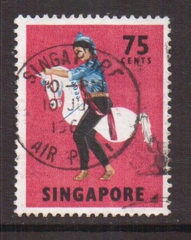 Singapore   #94   used   1968  dance / opera  75c