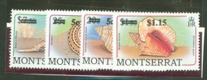 Montserrat #767-70 Mint (NH) Single (Complete Set)