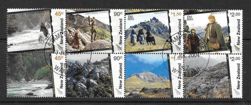 NEW ZEALAND SG2714b 2004 MAKING OF THE LORD OF THE RINGS FILMS FINE USED