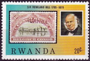Rwanda, Sc 935,  MNH, 1979,  Rowland Hill, AA04273