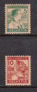 Switzerland #B2 - #B3 VF/NH Set