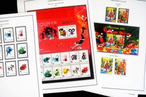 COLOR PRINTED CHRISTMAS ISLAND 2011-2020 STAMP ALBUM PAGES (55 illustr. pages)