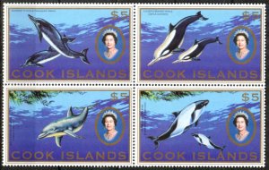 Cook Islands 2007 Save Whales Set of 4 MNH