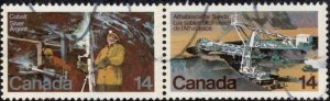 Canada 766a - Used - 14c Mining (Pair) (1978) (cv $0.60)