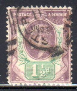 Great Britain  129 U, crease   -   cat$22.50