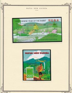 Papua stamps and 3 souvenir sheets (only) , MNH OG, Birds