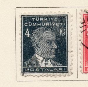 Turkey 1931-32 Early Issue Fine Used 4k. 247698