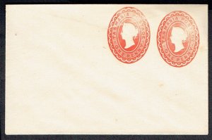 AUSTRALIAN STATES Tasmania: 1892 Private Printed postal stationery env - 43164