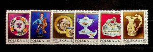 POLAND Sc 2502-7 NH ISSUE OF 1981 - ART