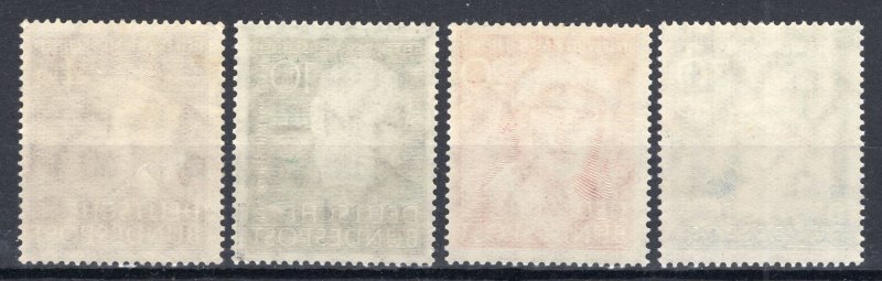 West Germany: 1951 MNH Set Semi Postals