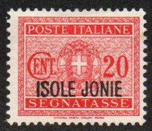 Ionian Islands Sc #NJ2 Mint Hinged