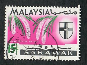 Sarawak #233 used single