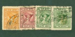 INDORE-INDIAN STATE 15-18 USED BIN $2.00