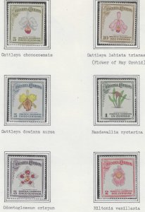 Colombia #546-551 Orchids (MNH)  CV $8.50