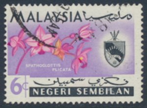 Negri Sembilan  SC# 79 Used  Orchids Flowers see details & scans