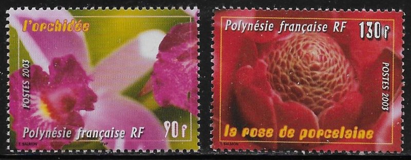 French Polynesia Scott #'s 859 - 860 MNH