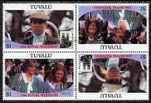 Tuvalu 1986 Royal Wedding (Andrew & Fergie) $1 with '...