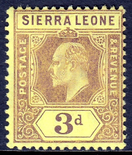 Sierra Leone - Scott #95 - MLH - SCV $8.50
