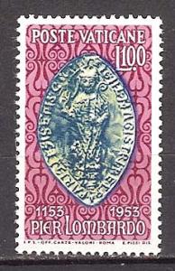 1953 - VATICAN - Peter Lombard, Scott #173 - MNH **