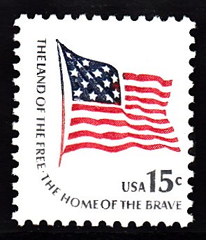 U.S.#1597 Flag 15c Single, MNH. | United States, General Issue Stamp